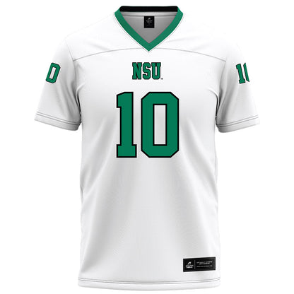 Northeastern State - NCAA Football : Marvelous Owens - White Football Jersey-0