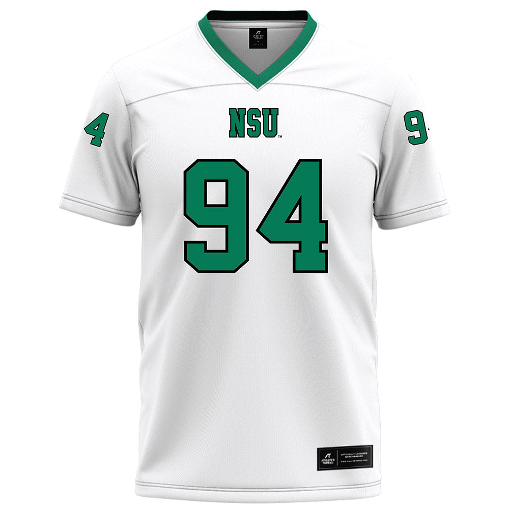 Northeastern State - NCAA Football : Ayden Guess - White Football Jersey-0