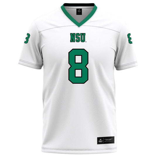 Northeastern State - NCAA Football : Khaden Walker - White Football Jersey-0