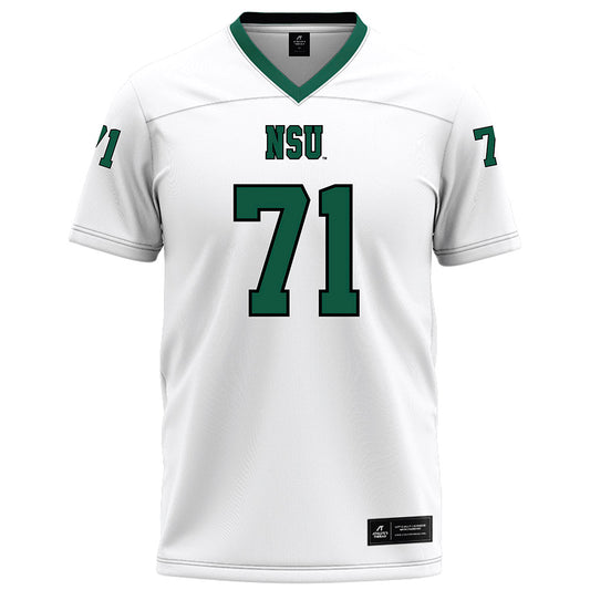 Northeastern State - NCAA Football : Cayson Badley - Green Football Jersey-0