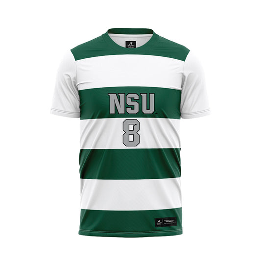 Northeastern State - NCAA Men's Soccer : Matheus Possamai - White Soccer Jersey-0