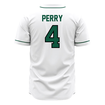 Northeastern State - NCAA Baseball : Joey Perry - White Jersey-1