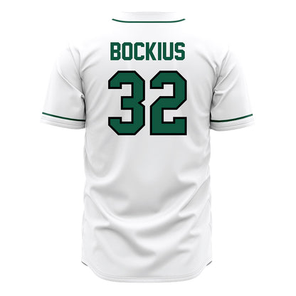 Northeastern State - NCAA Baseball : Brazen Bockius - White Jersey-1