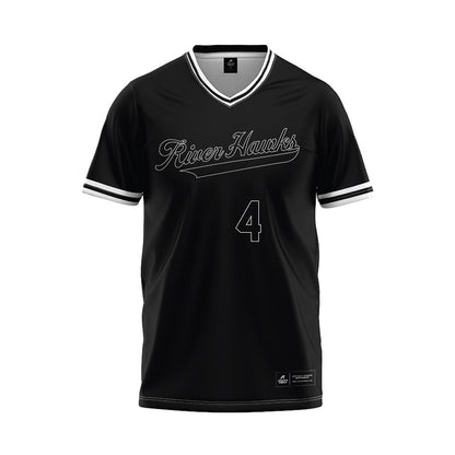 Northeastern State - NCAA Baseball : Joey Perry - Black Jersey-0