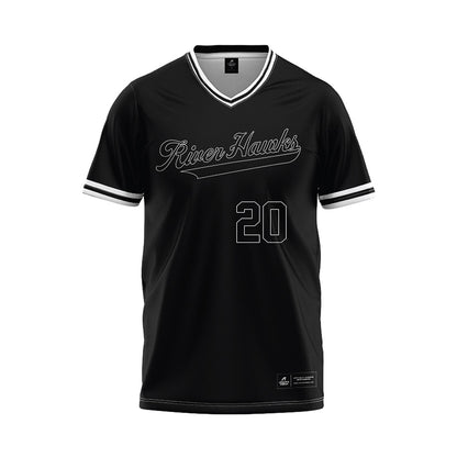 Northeastern State - NCAA Baseball : Murphy Bostick - Black Jersey-0