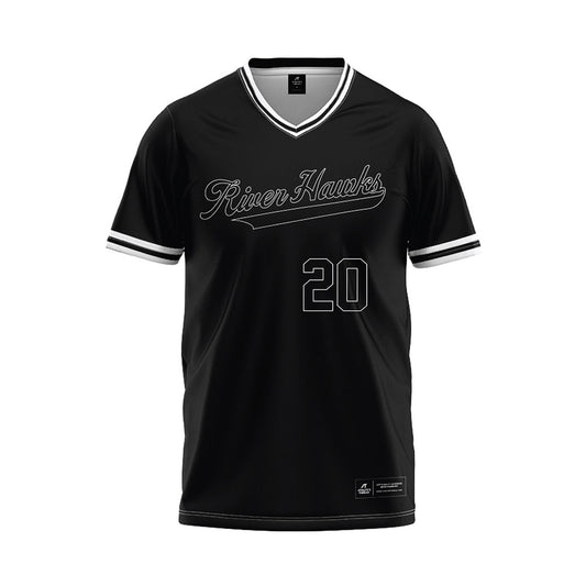 Northeastern State - NCAA Baseball : Murphy Bostick - Black Jersey-0