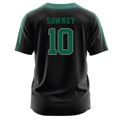 Northeastern State - NCAA Softball : Macie Sawney - Black Jersey-1