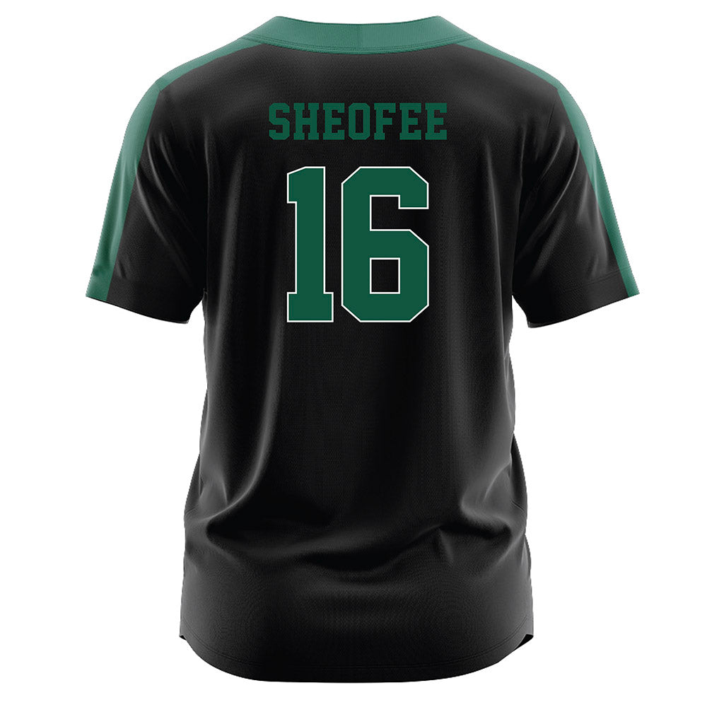 Northeastern State - NCAA Softball : Braedyn Sheofee - Black Jersey-1