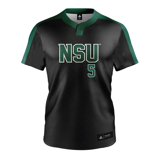 Northeastern State - NCAA Softball : Charlea Cochran - Black Jersey-0