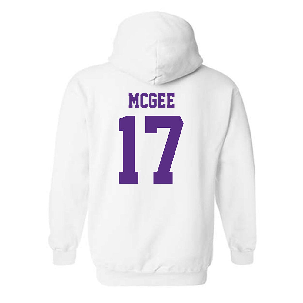 TCU - NCAA Football : DeVondre McGee - Classic Shersey Hooded Sweatshirt-1