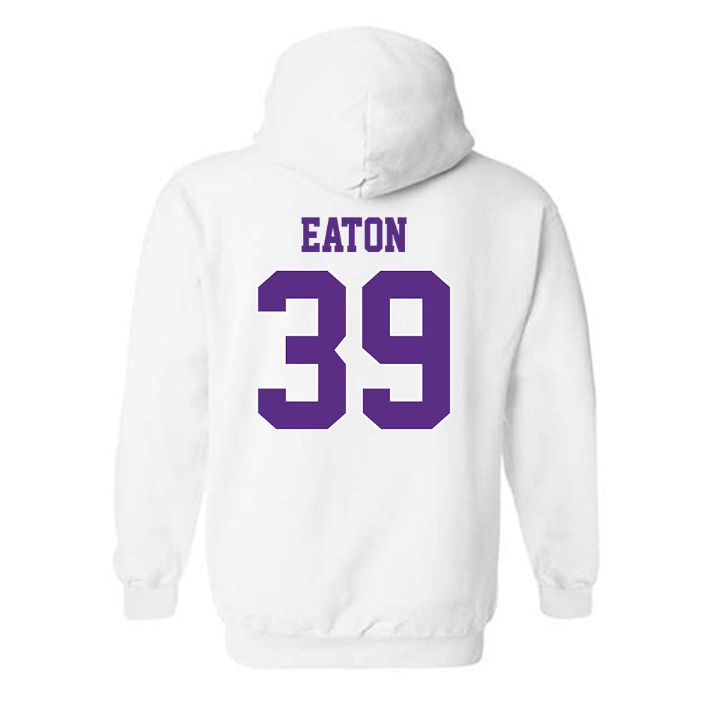 TCU - NCAA Baseball : Cole Eaton - Classic Shersey Hooded Sweatshirt-1