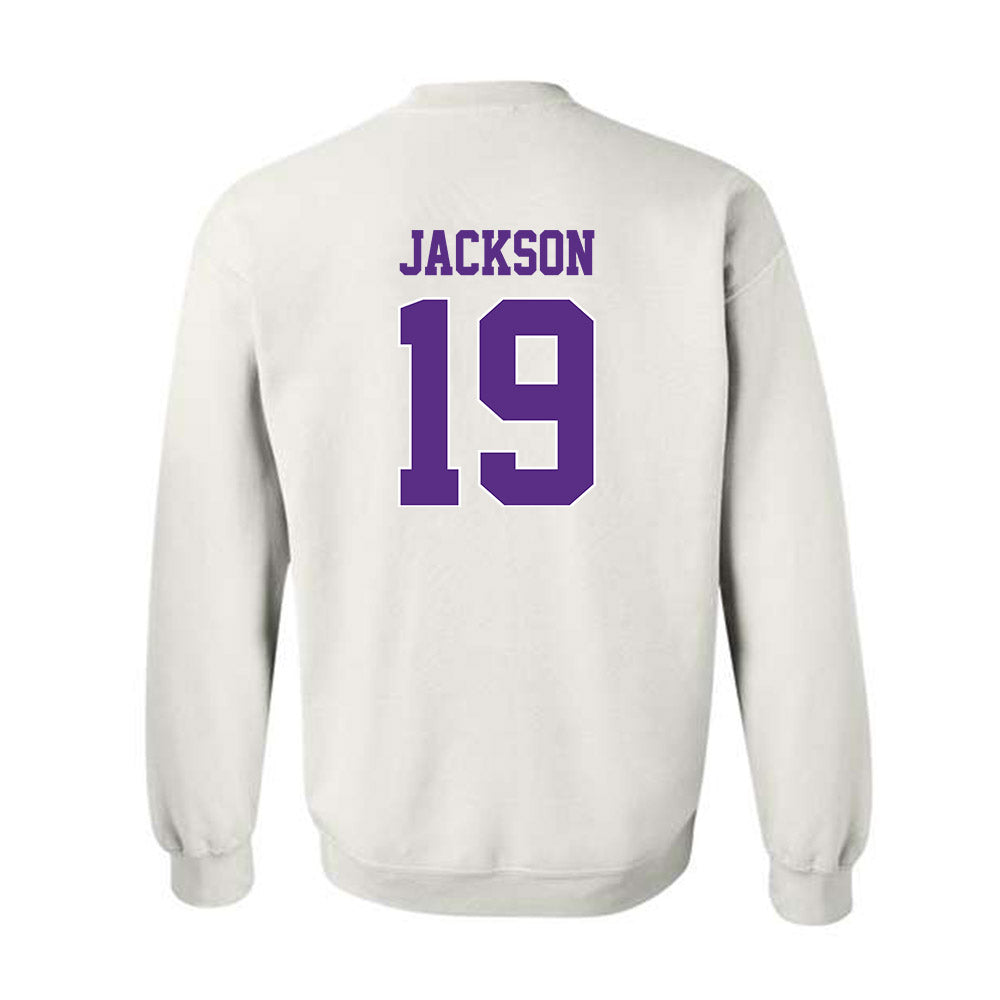 TCU - NCAA Football : Kylin Jackson - Classic Shersey Crewneck Sweatshirt-1