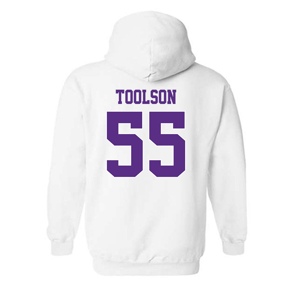 TCU - NCAA Men's Basketball : Tanner Toolson - Classic Shersey Hooded Sweatshirt-1