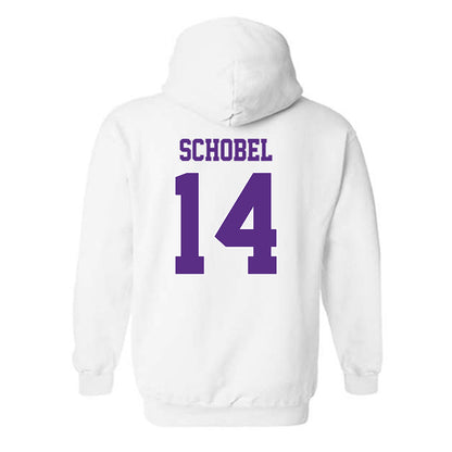 TCU - NCAA Football : John Schobel - Classic Shersey Hooded Sweatshirt-1