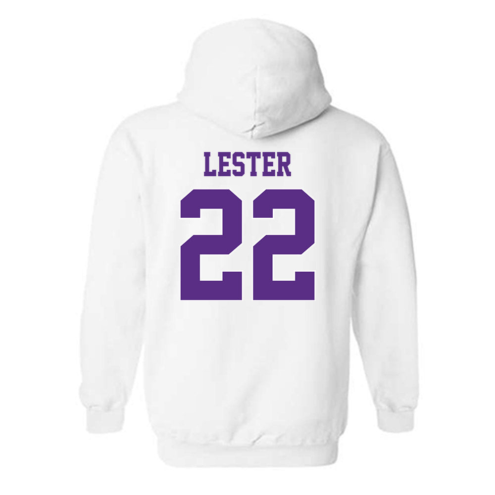 TCU - NCAA Football : Jordan Lester - Classic Shersey Hooded Sweatshirt