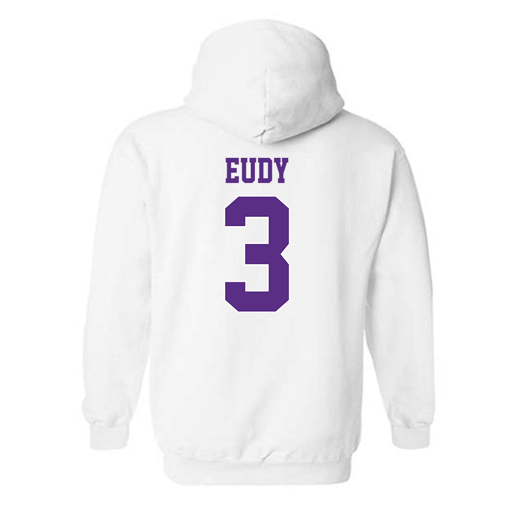 TCU - NCAA Baseball : Kade Eudy - Classic Shersey Hooded Sweatshirt-1