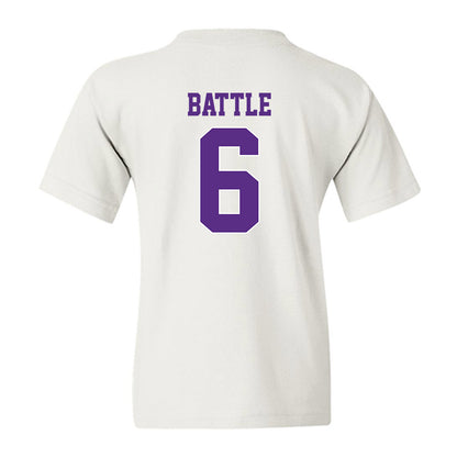TCU - NCAA Football : Trent Battle - Classic Shersey Youth T-Shirt-1