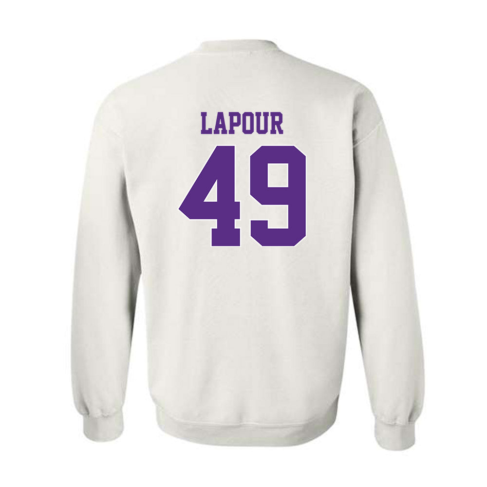 TCU - NCAA Baseball : Tommy LaPour - Classic Shersey Crewneck Sweatshirt-1