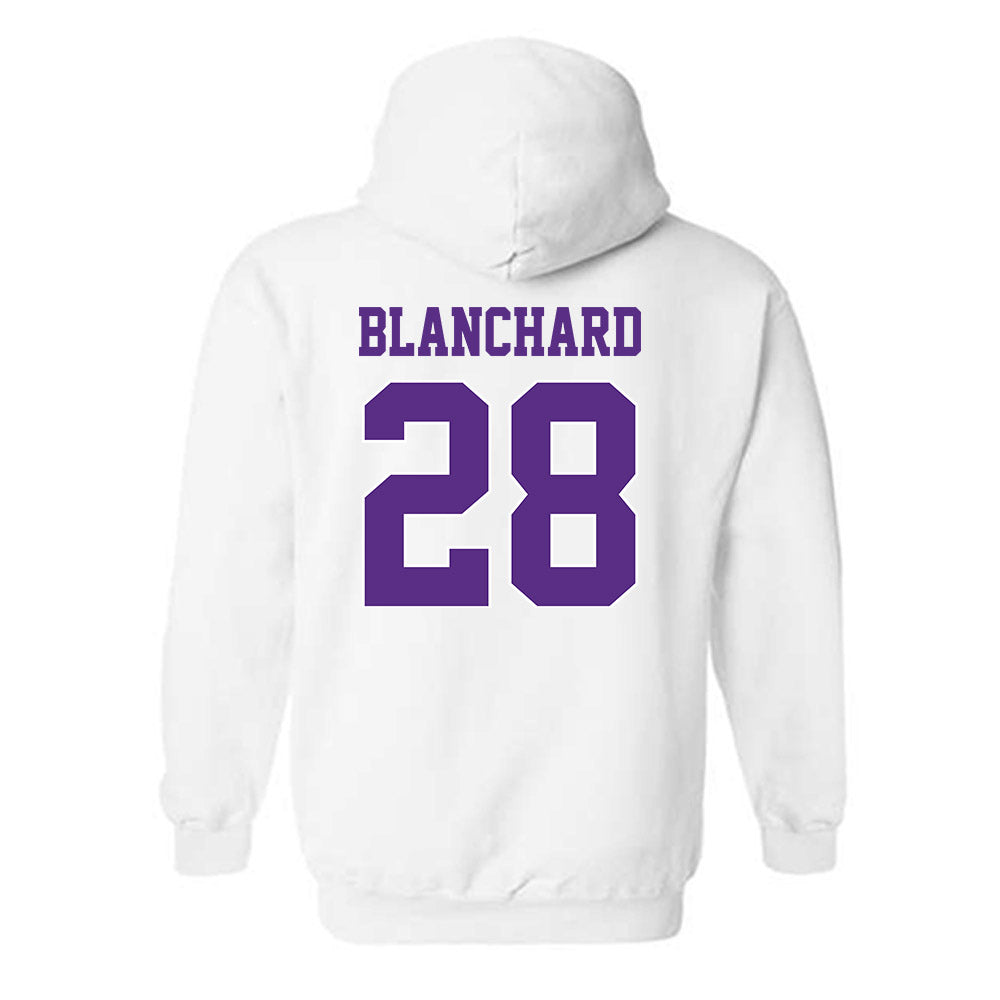 TCU - NCAA Baseball : Colin Blanchard - Classic Shersey Hooded Sweatshirt-1