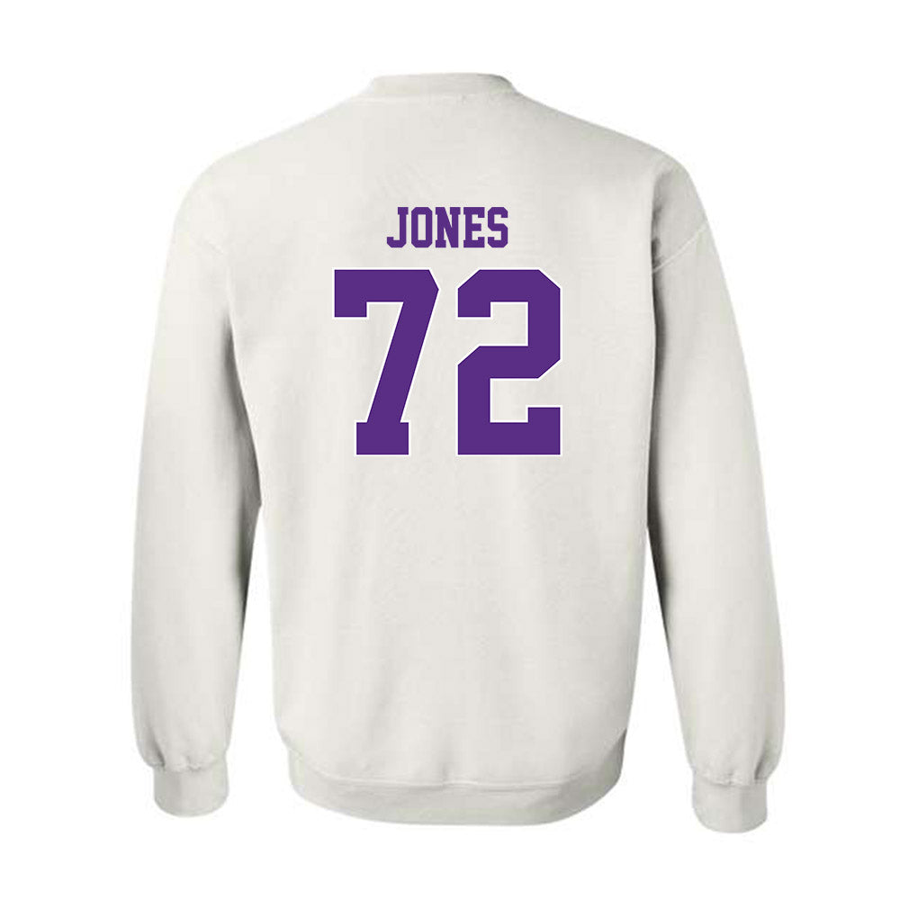 TCU - NCAA Football : Jackson Jones - Classic Shersey Crewneck Sweatshirt-1
