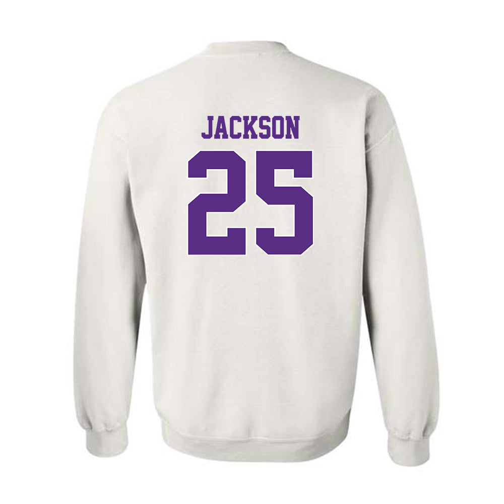 TCU - NCAA Football : Elijah Jackson - Classic Shersey Crewneck Sweatshirt-1