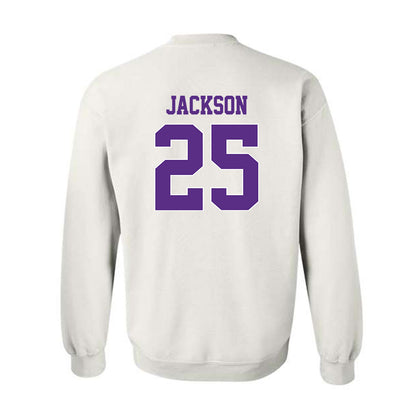 TCU - NCAA Football : Elijah Jackson - Classic Shersey Crewneck Sweatshirt-1