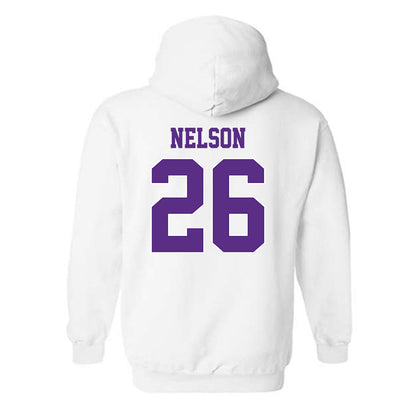 TCU - NCAA Baseball : Cade Nelson - Classic Shersey Hooded Sweatshirt-1