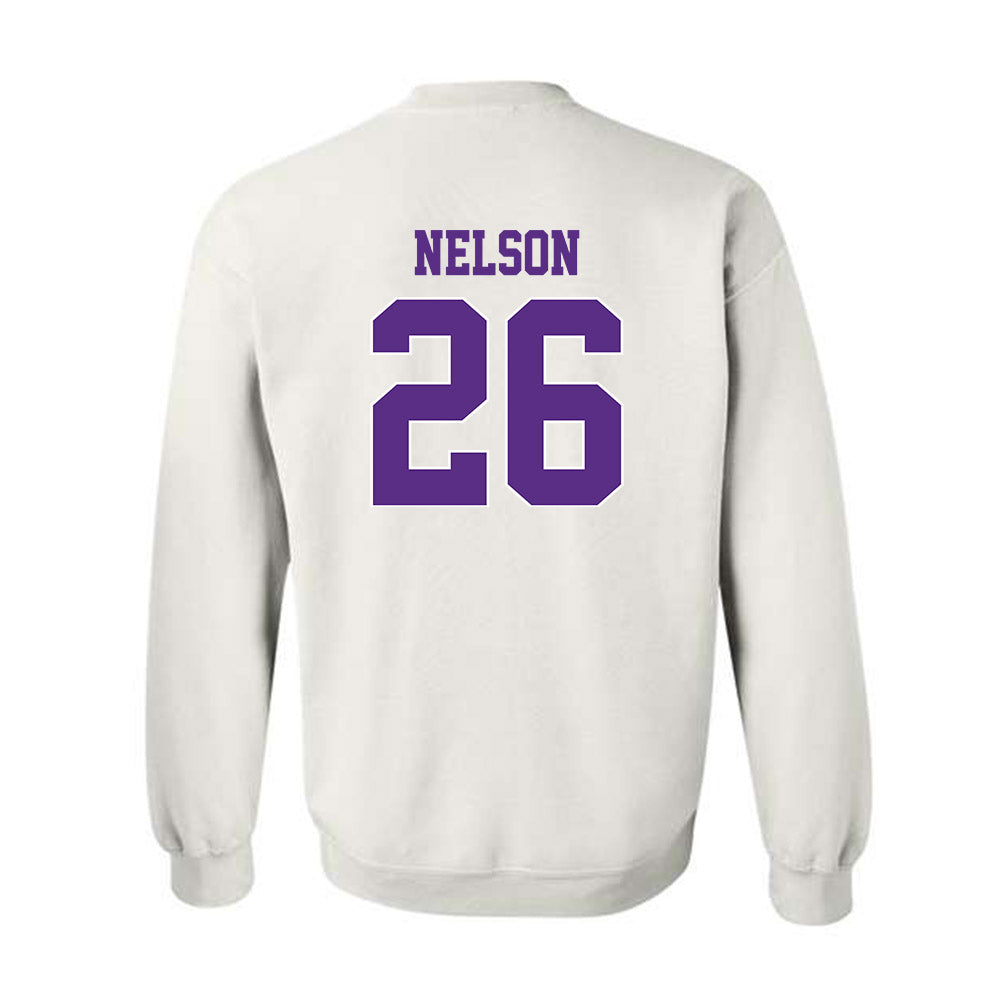 TCU - NCAA Baseball : Cade Nelson - Classic Shersey Crewneck Sweatshirt-1