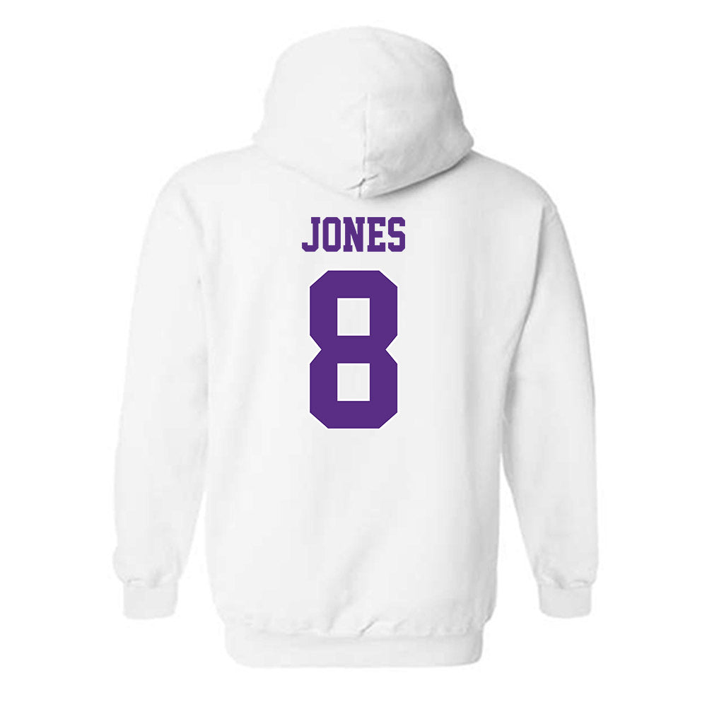 TCU - NCAA Men's Basketball : Robert Jones - Classic Shersey Hooded Sweatshirt-1