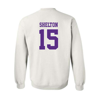 TCU - NCAA Football : Terry Shelton - Classic Shersey Crewneck Sweatshirt-1