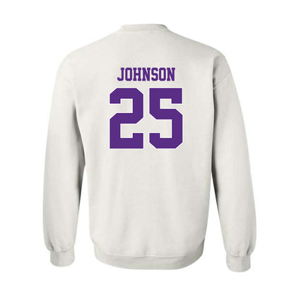 TCU - NCAA Baseball : Nolan Johnson - Classic Shersey Crewneck Sweatshirt-1