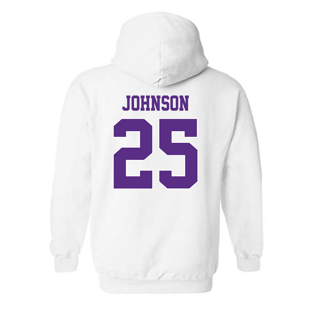 TCU - NCAA Baseball : Nolan Johnson - Classic Shersey Hooded Sweatshirt-1