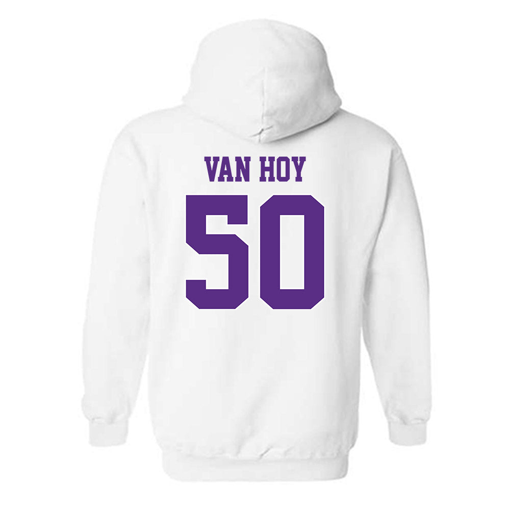 TCU - NCAA Football : Witten Van Hoy - Classic Shersey Hooded Sweatshirt-1