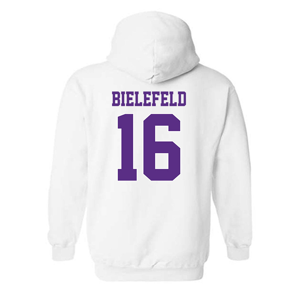 TCU - NCAA Women's Basketball : Clara Bielefeld - Classic Shersey Hooded Sweatshirt-1