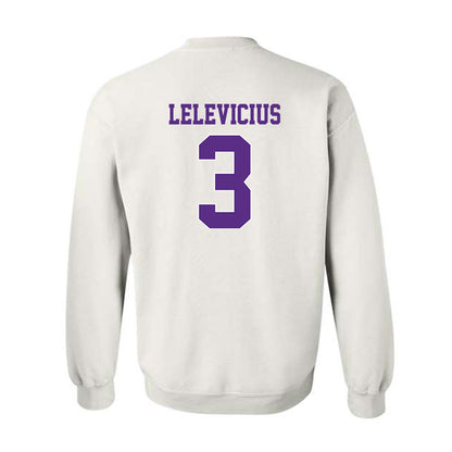 TCU - NCAA Men's Basketball : Liutauras Lelevicius - Classic Shersey Crewneck Sweatshirt-1