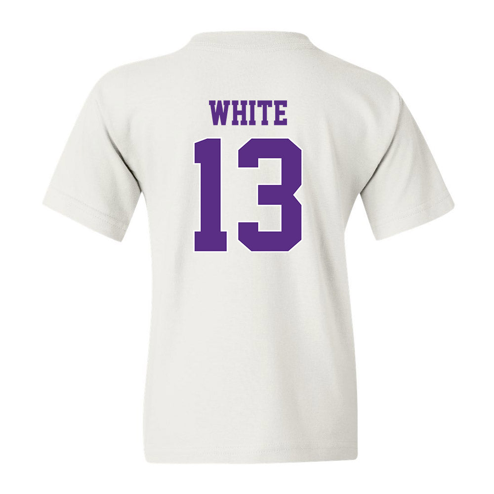 TCU - NCAA Men's Basketball : Trazarien White - Classic Shersey Youth T-Shirt