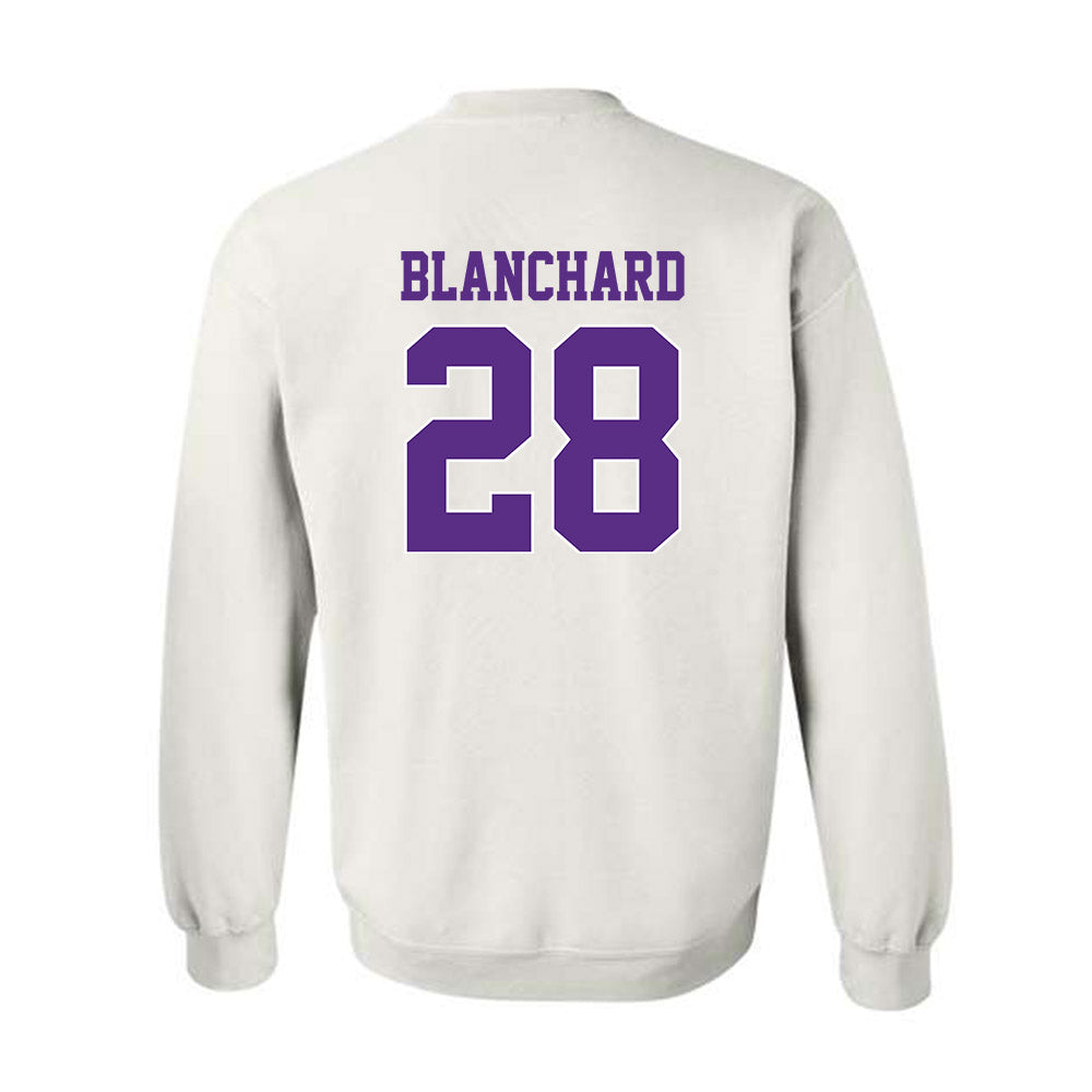 TCU - NCAA Baseball : Colin Blanchard - Classic Shersey Crewneck Sweatshirt-1