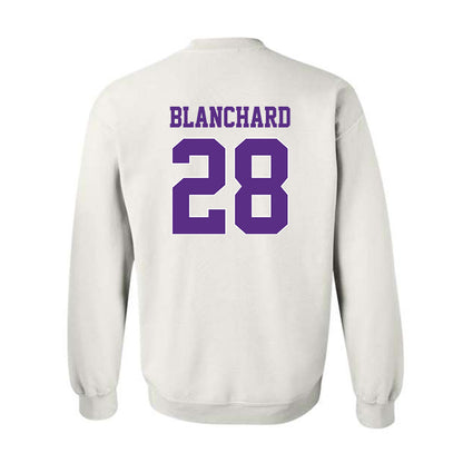 TCU - NCAA Baseball : Colin Blanchard - Classic Shersey Crewneck Sweatshirt-1