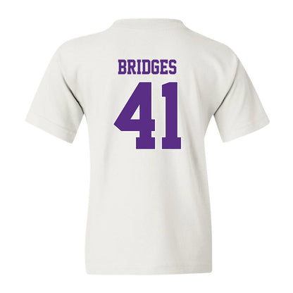 TCU - NCAA Baseball : Tommy Bridges - Classic Shersey Youth T-Shirt