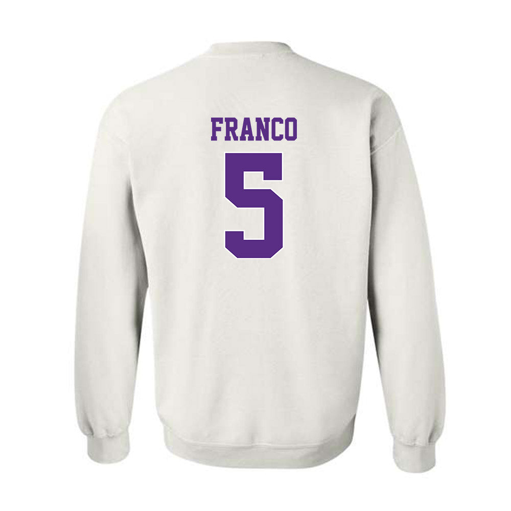 TCU - NCAA Baseball : Lucas Franco - Classic Shersey Crewneck Sweatshirt-1