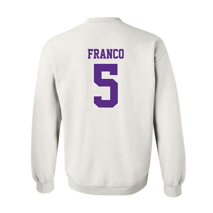 TCU - NCAA Baseball : Lucas Franco - Classic Shersey Crewneck Sweatshirt-1