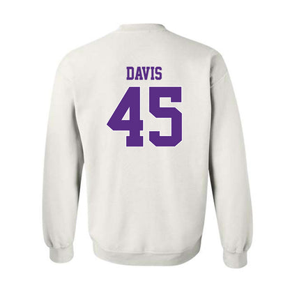 TCU - NCAA Baseball : Lance Davis - Classic Shersey Crewneck Sweatshirt-1