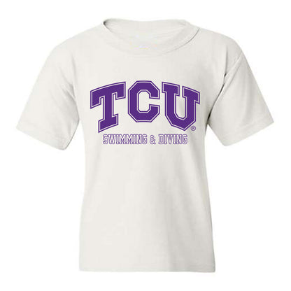 TCU - NCAA Men's Swimming & Diving : Quint Erwin - Classic Shersey Youth T-Shirt-0