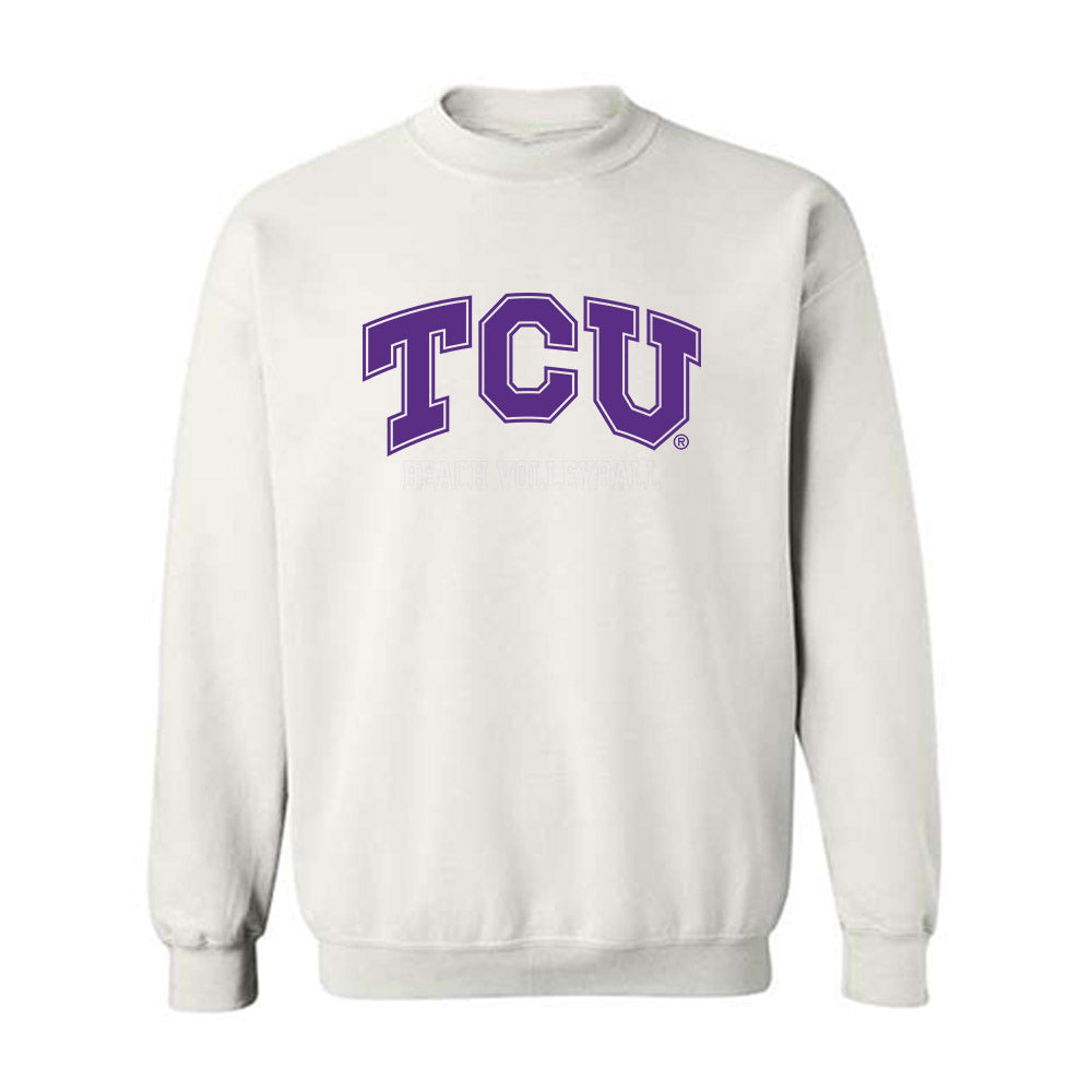 TCU - NCAA Beach Volleyball : Natalie Glenn - Classic Shersey Crewneck Sweatshirt-0