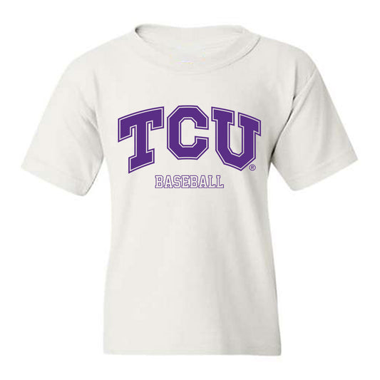 TCU - NCAA Baseball : Cole Eaton - Classic Shersey Youth T-Shirt-0