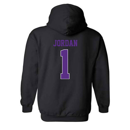 TCU - NCAA Football : Austin Jordan - Classic Fashion Shersey Hooded Sweatshirt-1