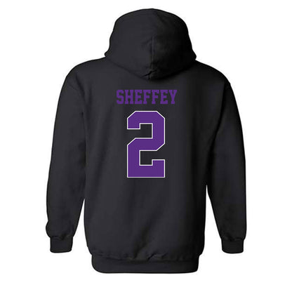 TCU - NCAA Women's Basketball : Veronica Sheffey - Classic Fashion Shersey Hooded Sweatshirt-1