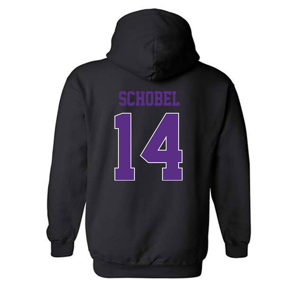 TCU - NCAA Football : John Schobel - Classic Fashion Shersey Hooded Sweatshirt-1