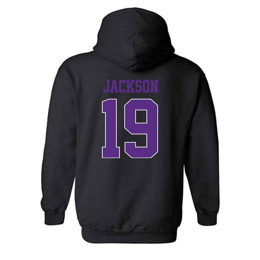 TCU - NCAA Football : Kylin Jackson - Classic Fashion Shersey Hooded Sweatshirt-1