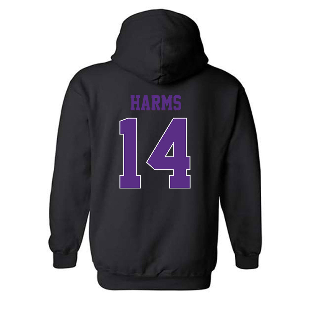 TCU - NCAA Women's Soccer : Hannah Harms - Classic Fashion Shersey Hooded Sweatshirt-1
